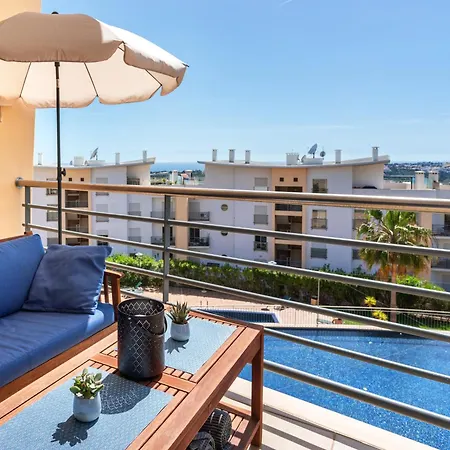 Bnb Homes Ocean View Apartment With Panoramic Terrace, 2 Swimming Pools & Tennis Court Albufeira Exterior photo